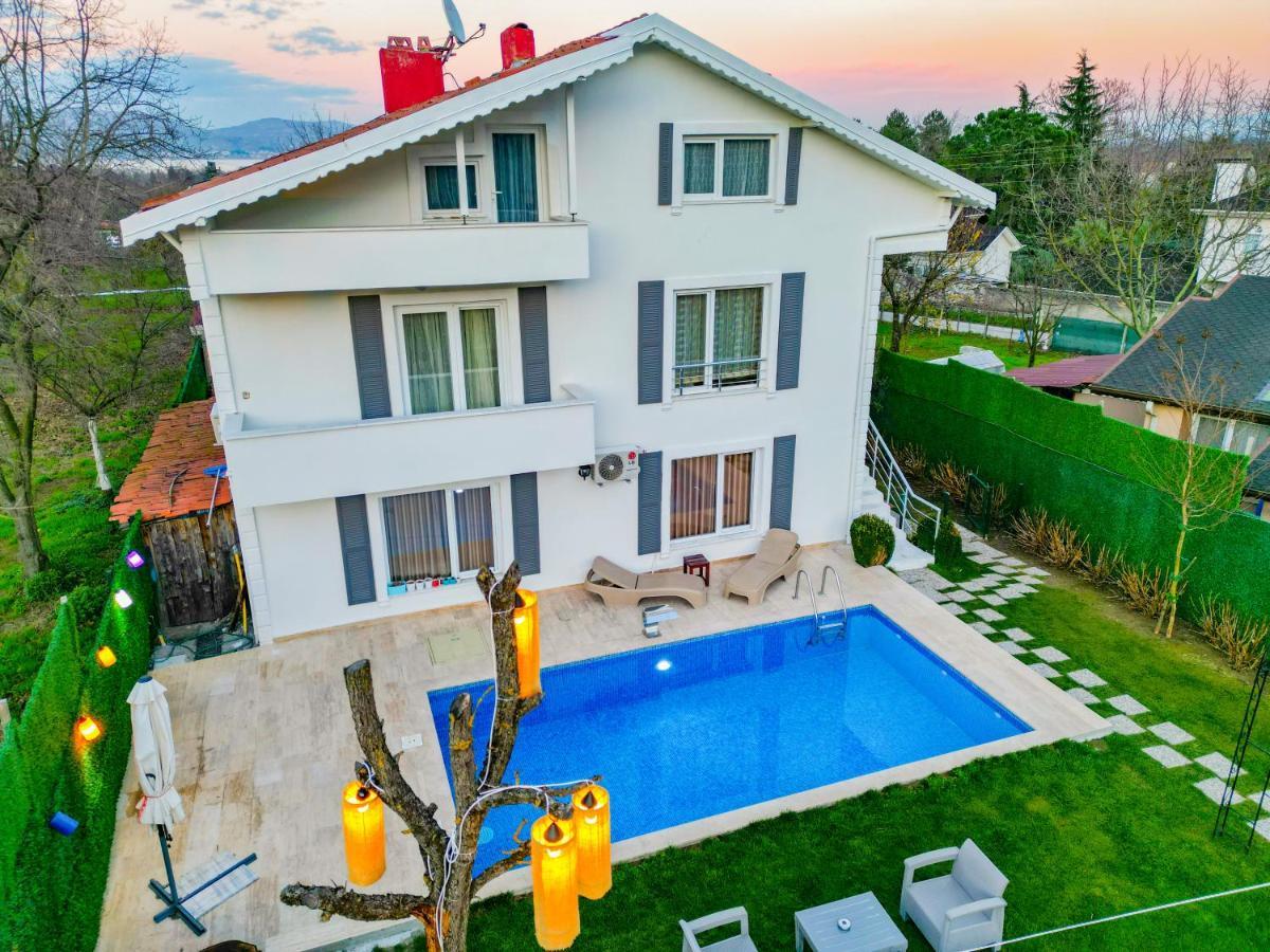 Villa Atlas Muhafazakar Havuzlu, Mustakil Genis Bahceli Sapanca Extérieur photo